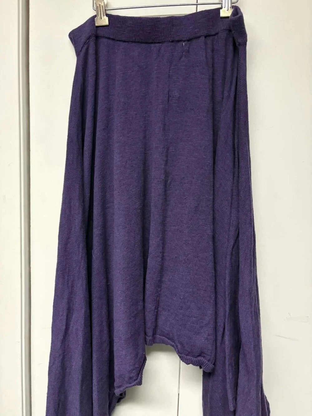 Free-est by Free People asymmetrical sweater knit skirt Medium Purple
